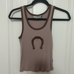 Free People Horseshoe Stitch Tank